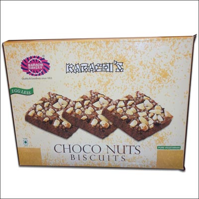 "Karachi Choco Nuts Biscuits- Wt 400 gms - Click here to View more details about this Product